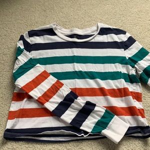 Pacsun striped cropped shirt